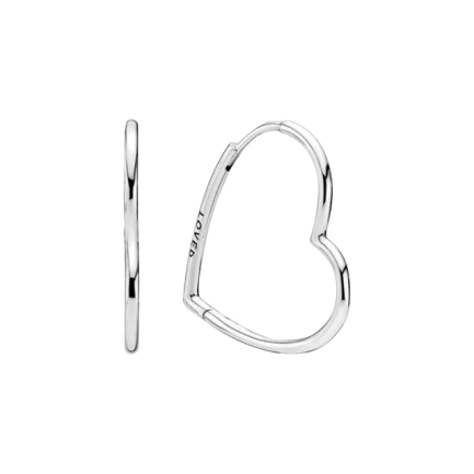 Сребърни обеци "My Love"