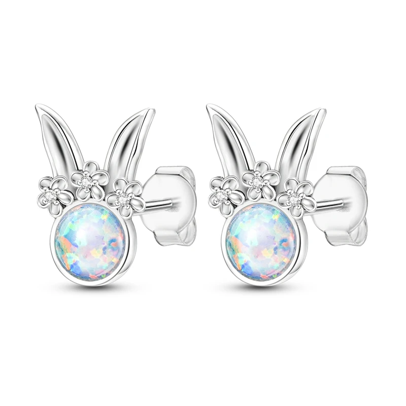 Сребърни обеци "Opal Rabbit" Сребърни обеци "Opal Rabbit"