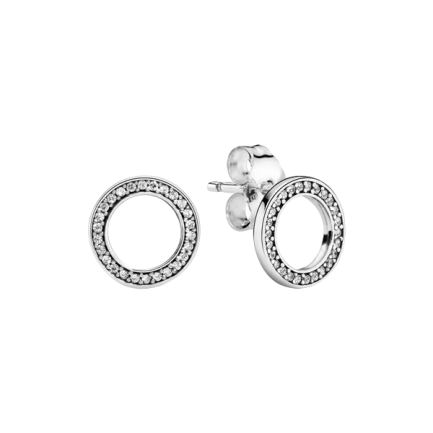 Сребърни обеци "Pandora Ring"
