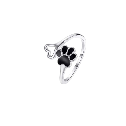 Сребърен пръстен "Black Paw"