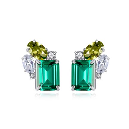 Сребърни обеци "Gemstone"