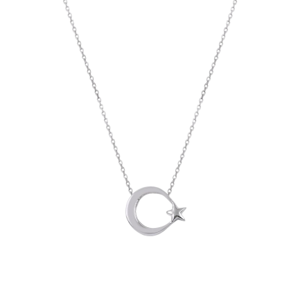Сребърно колие "Silver Star"