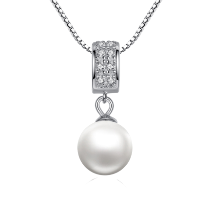 Сребърно колие "Pearl Beauty"