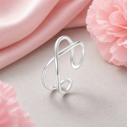 Сребърен пръстен "Knot"