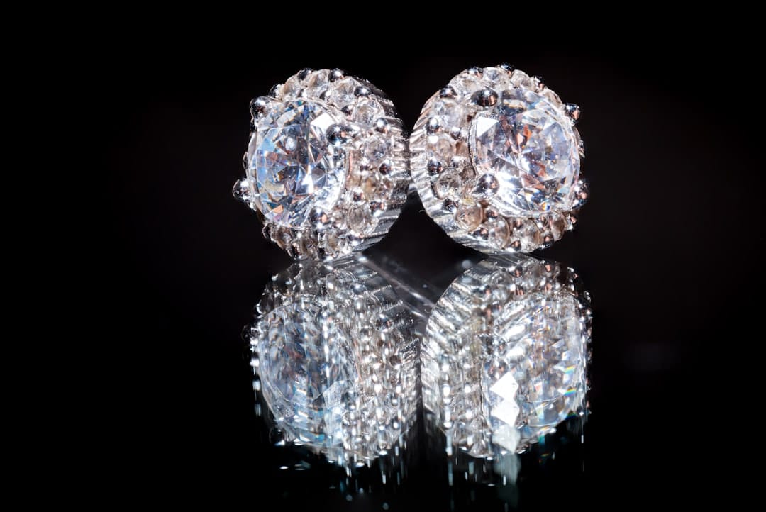 Photo silver earrings