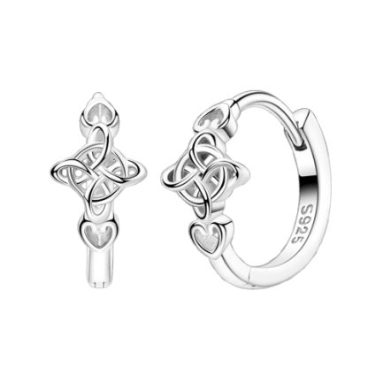Сребърни обеци "Ornamentic"