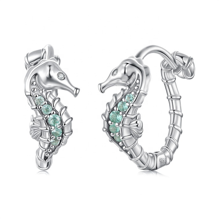 Сребърни обеци "Sea Horse" Сребърни обеци "Sea Horse"