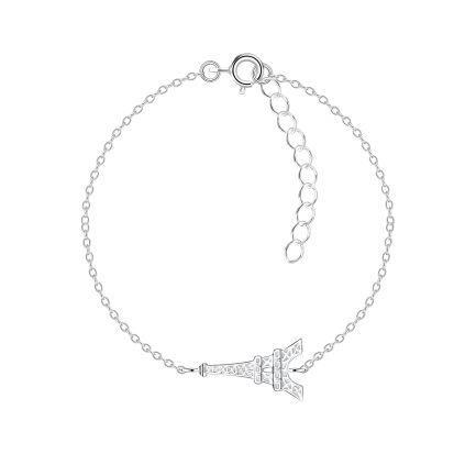 Сребърна гривна "Eiffel"