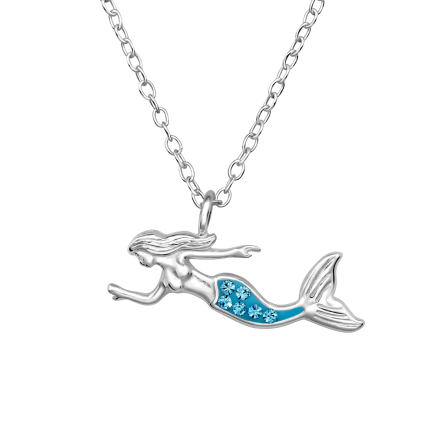 Сребърно колие "Mermaid"