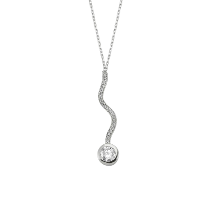 Сребърно колие "Belissima Silver"