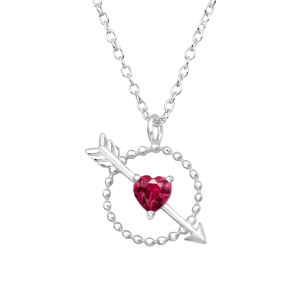 Сребърно колие "Broken Heart"