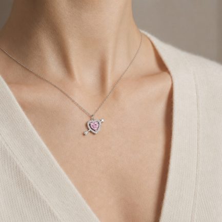 Сребърно колие “Cupid’s Arrow”