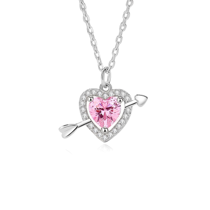 Сребърно колие "Cupid's Arrow"