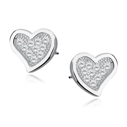 Сребърни обеци Tiny Love малки