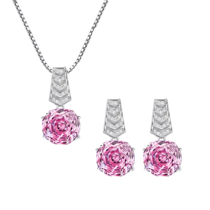 Сребърен комплект "Rose"