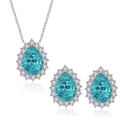 Сребърен комплект "Paraiba"