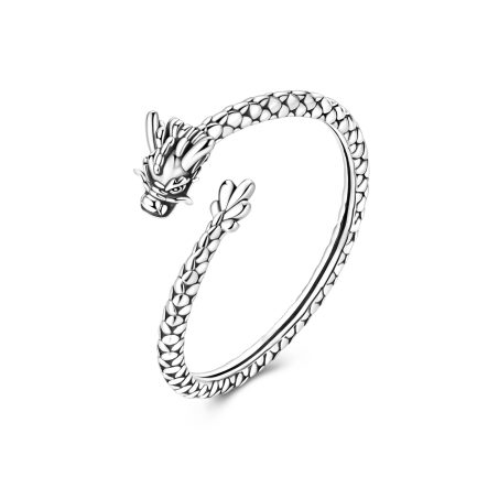 Сребърен пръстен Dragon