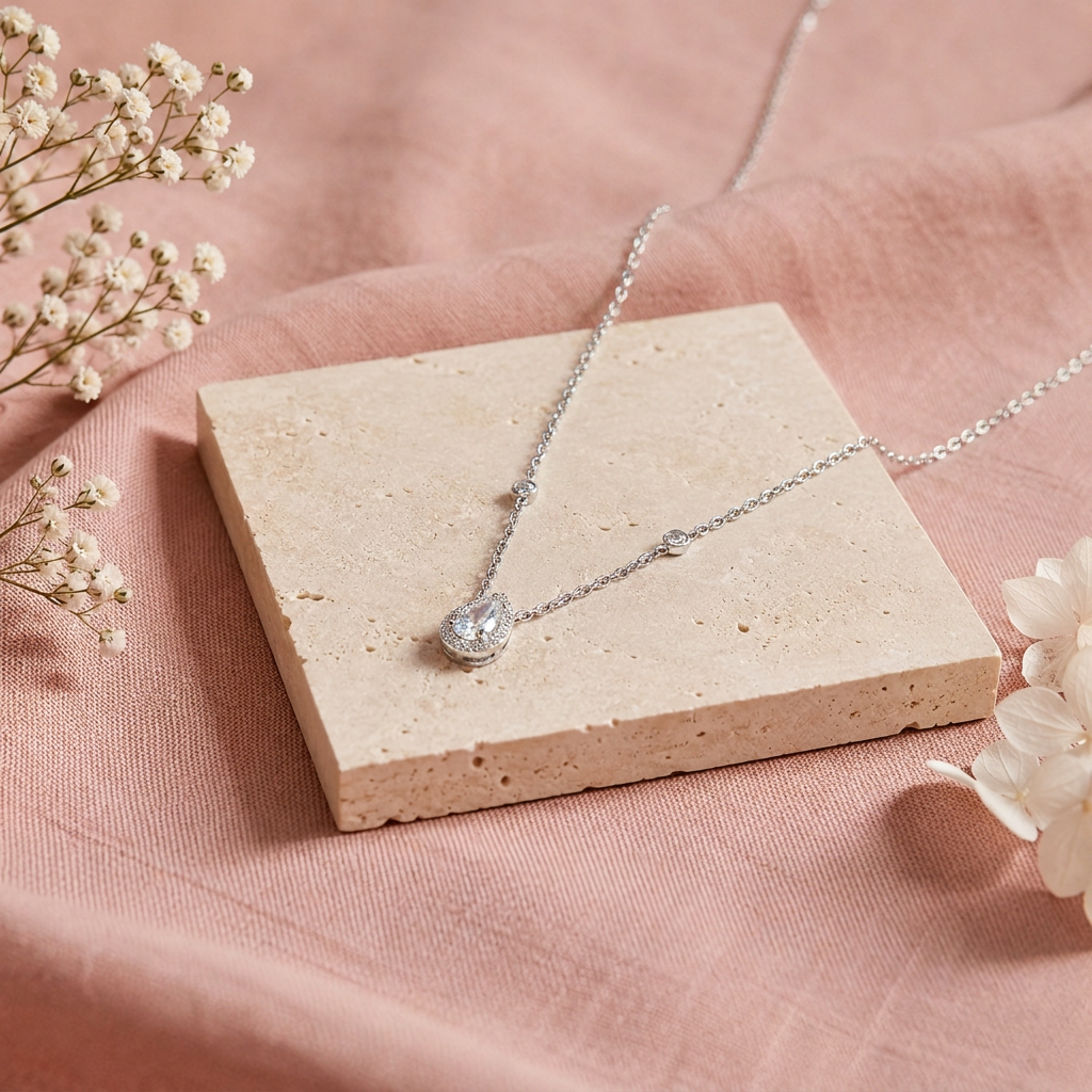 Сребърно колие “Silver Drop” Сребърно колие “Silver Drop”
