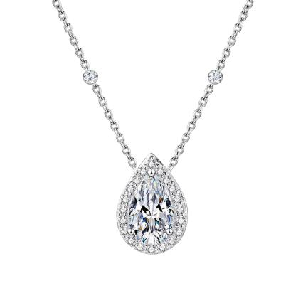 Сребърно колие "Silver Drop"