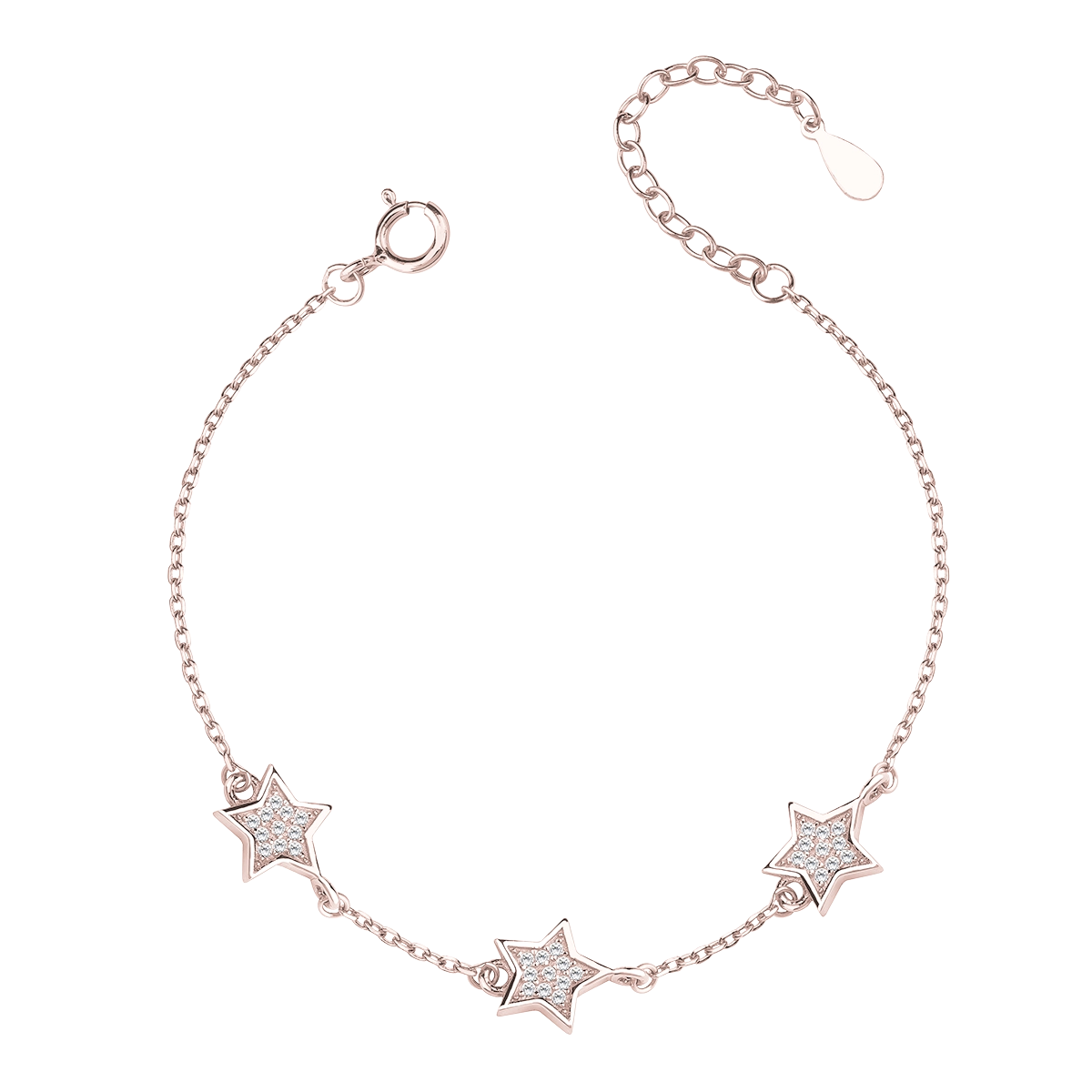 Сребърна гривна Pure Stars (позлатена) Сребърна гривна Pure Stars (позлатена)