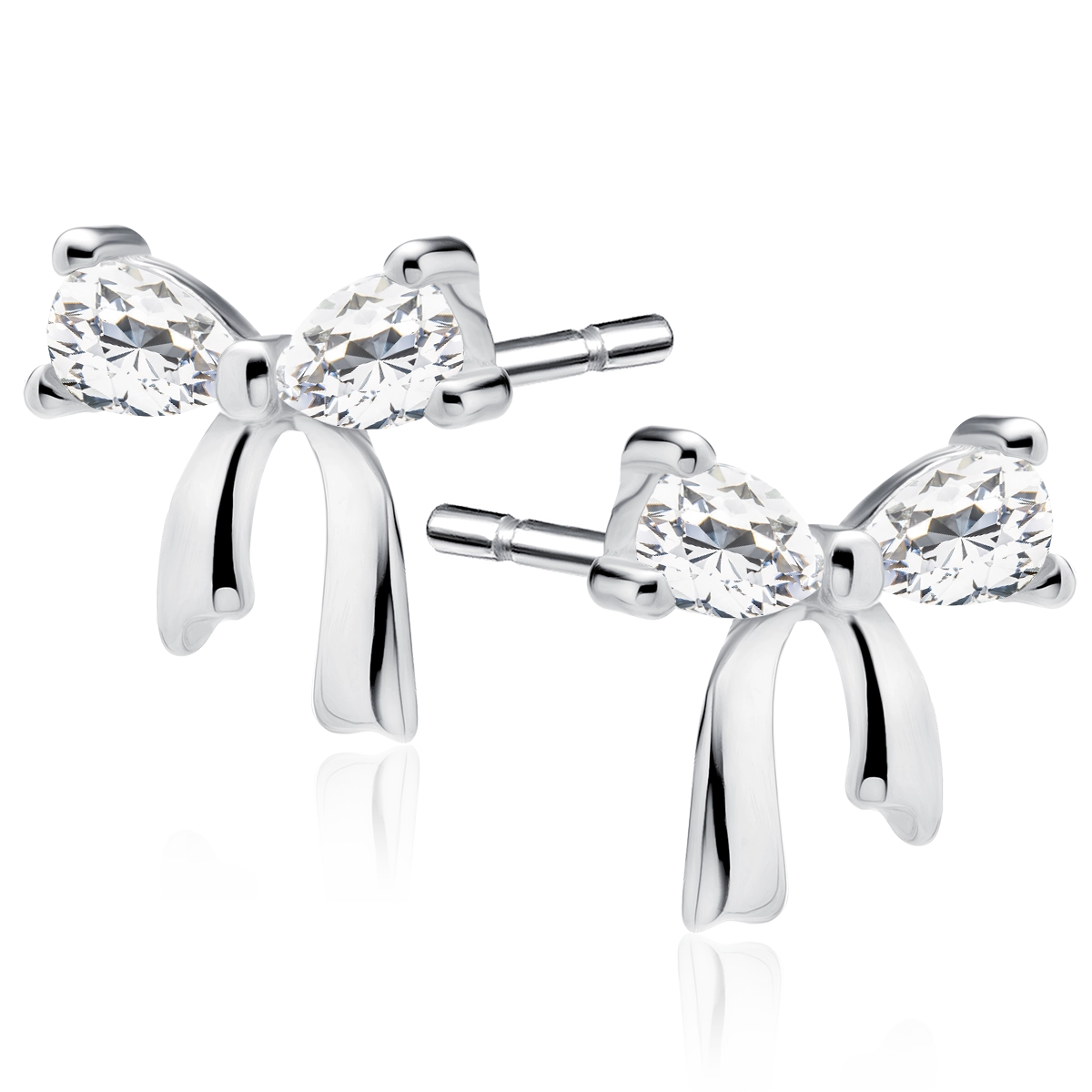 Сребърни обеци Mini Ribbon малки Сребърни обеци Mini Ribbon малки