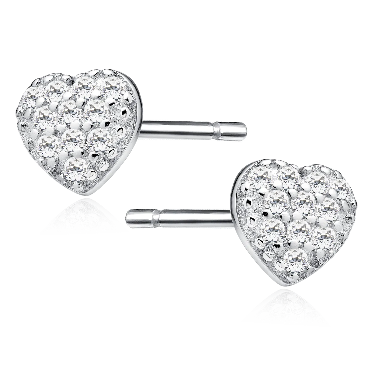 Сребърни обеци Mini Silver Love 0.5 см Сребърни обеци Mini Silver Love 0.5 см