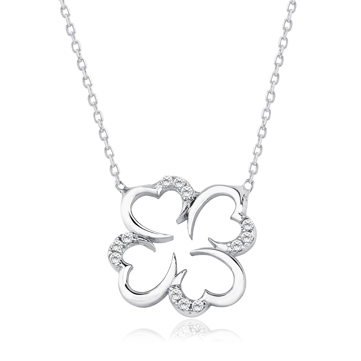 Сребърно колие Lucky Clover Сребърно колие Lucky Clover
